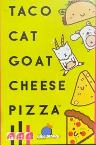 Taco Cat Goat Cheese Pizza card games for families