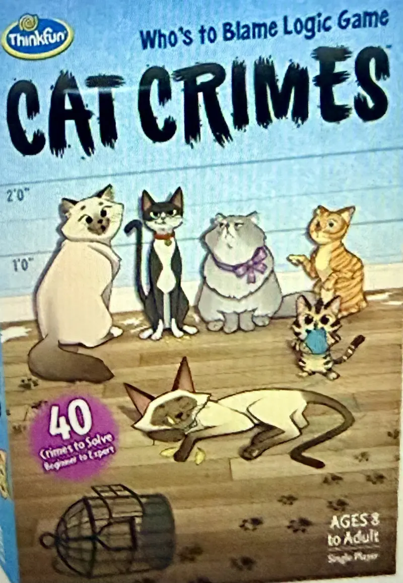 Cat Crimes Cat Themed Board Games