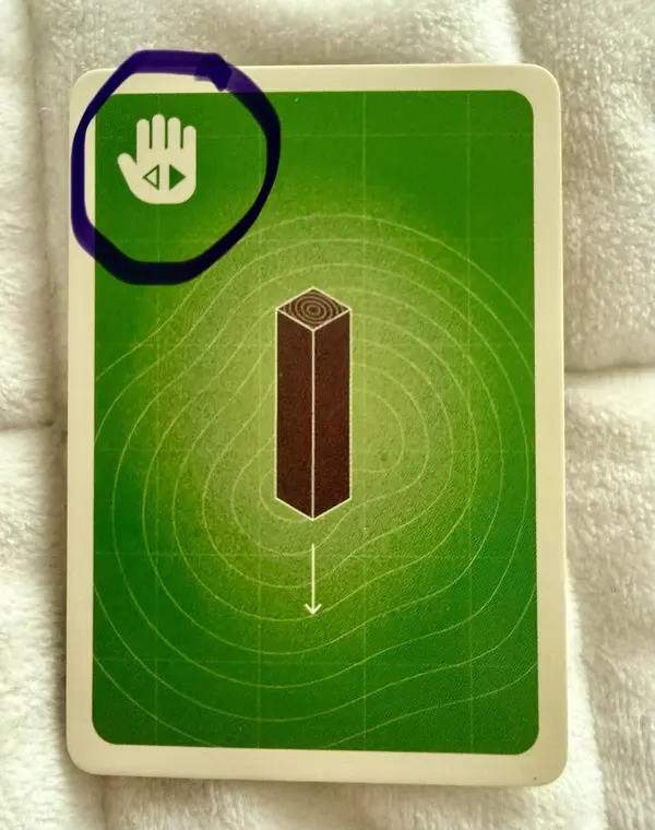 How to play Tinderbox Non Dominate Hand card